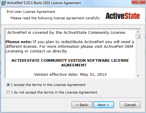 License-Agreement bestätigen